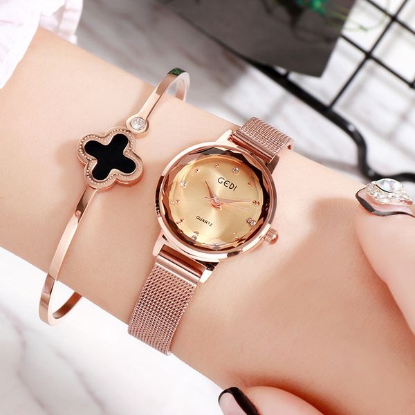goldie watch female students rose gold white simple temperament fashion atmosphere waterproof women's quartz watch, Slivery;brown
goldie watch female students rose gold white simple temperament fashion atmosphere waterproof women's quartz watch, Slivery;brown