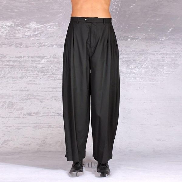 men's pants autumn winter clothing gd hair stylist fashion loose and comfortable haren plus size costumes, Black
men's pants autumn winter clothing gd hair stylist fashion loose and comfortable haren plus size costumes, Black