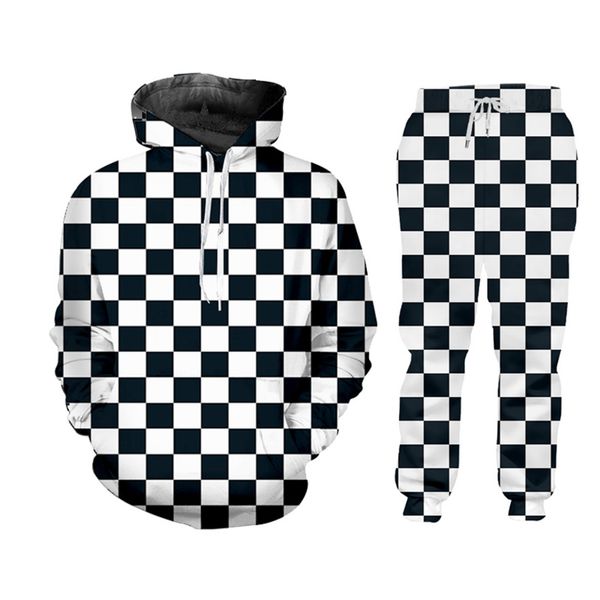 ujwi men's women's hooded sweatshirts, black and white plaid casual street cloth, 3d round neck, sweaters, sportswear, Gray
ujwi men's women's hooded sweatshirts, black and white plaid casual street cloth, 3d round neck, sweaters, sportswear, Gray