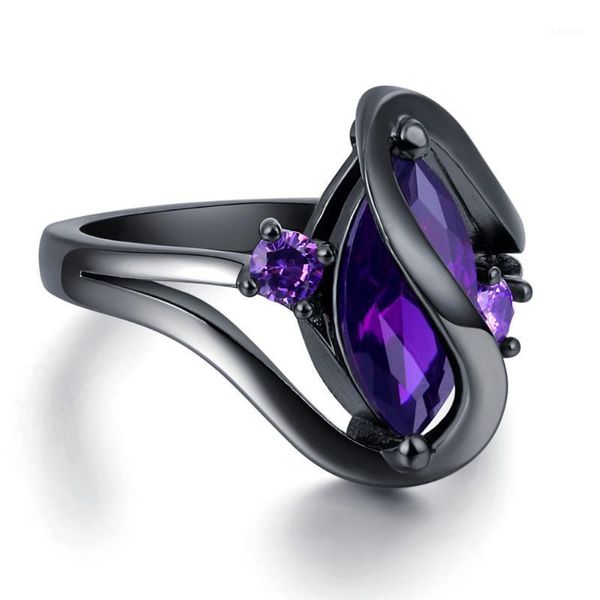 luxury retro purple zircon crystal colorful rings for women gift stainless steel rings wedding party engagement vintage jewelry1, Silver
luxury retro purple zircon crystal colorful rings for women gift stainless steel rings wedding party engagement vintage jewelry1, Silver