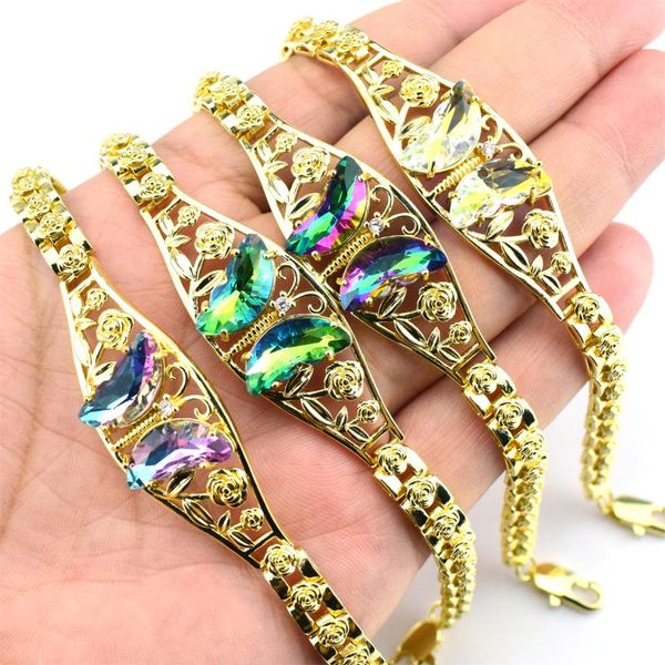 link, chain ladies luxury rose bracelet attendance jewelry crystal butterfly 22 colors available glamour, Black
link, chain ladies luxury rose bracelet attendance jewelry crystal butterfly 22 colors available glamour, Black