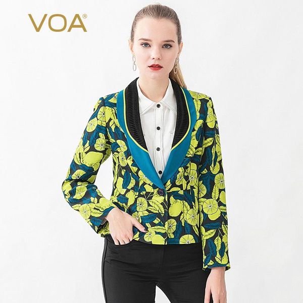 women's jackets voa silk 30mm printing heavy qing guo ling mix material stitching shoulder pads arm tucker pleats yi li kou cropped jac, Black;brown
women's jackets voa silk 30mm printing heavy qing guo ling mix material stitching shoulder pads arm tucker pleats yi li kou cropped jac, Black;brown