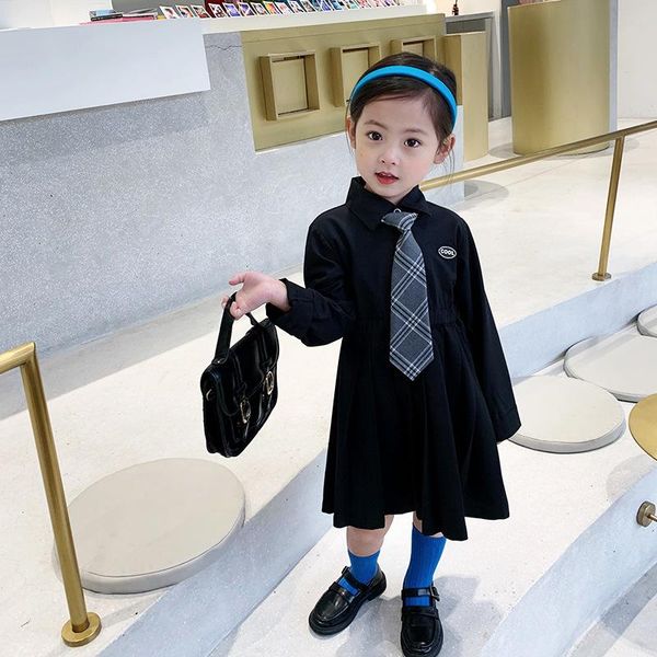 girl's dresses 2-8 y toddler girls dress 2021 spring korean long sleeve tie college style pleated for baby girl kids clothes, Red;yellow
girl's dresses 2-8 y toddler girls dress 2021 spring korean long sleeve tie college style pleated for baby girl kids clothes, Red;yellow