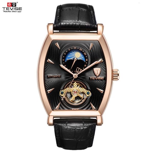 tevis heren watches tonneau moon phase automatic waterproof self-wind mechanical leather band + box 8383d, Slivery;brown
tevis heren watches tonneau moon phase automatic waterproof self-wind mechanical leather band + box 8383d, Slivery;brown