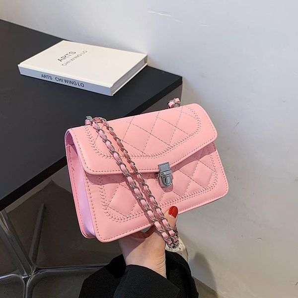 evening bags qyahlybz fashion small square chain pink shoulder messenger bag cover buckle handbag women's leather
evening bags qyahlybz fashion small square chain pink shoulder messenger bag cover buckle handbag women's leather