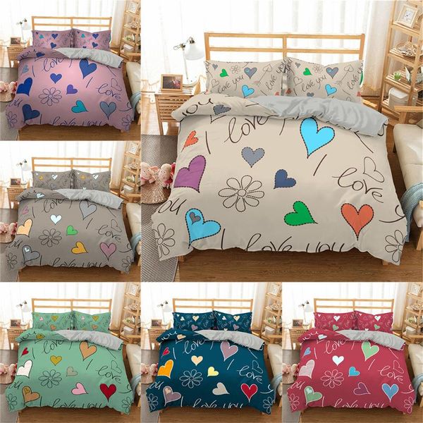 cartoon valentine's day 3d bedding sets love duvet cover pillowcase 2/3pcs twin king size bed clothes for home textiles
cartoon valentine's day 3d bedding sets love duvet cover pillowcase 2/3pcs twin king size bed clothes for home textiles