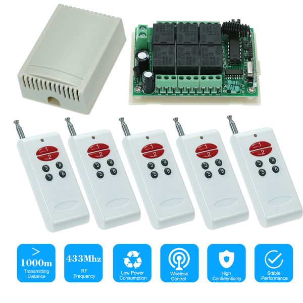 2021 new automatio10a dc12v light house control interruptor without rf wire 433 mhz channel receiver module 6ch remote controls 3v86
2021 new automatio10a dc12v light house control interruptor without rf wire 433 mhz channel receiver module 6ch remote controls 3v86