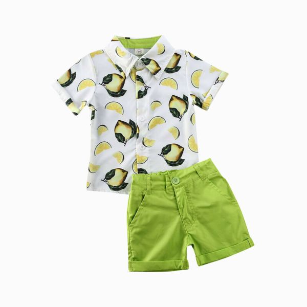 1-6y toddler kids baby boys clothes sets lemon t-shirt shorts pants 2pcs outfits clothes, White
1-6y toddler kids baby boys clothes sets lemon t-shirt shorts pants 2pcs outfits clothes, White