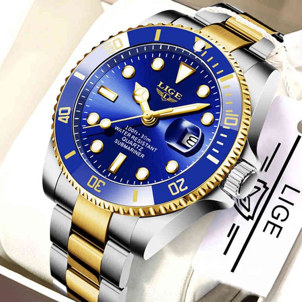 watches 2021 lige men brand quartz clocks stainless steel waterproof sports wristwatch for mens chronograph reloj hombre, Slivery;brown
watches 2021 lige men brand quartz clocks stainless steel waterproof sports wristwatch for mens chronograph reloj hombre, Slivery;brown