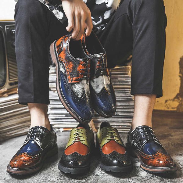 classic luxury luxury mens brogue business office oxfords flats men mixed colors fashion dress patent leather shoes lace-up wedding party de, Black
classic luxury luxury mens brogue business office oxfords flats men mixed colors fashion dress patent leather shoes lace-up wedding party de, Black
