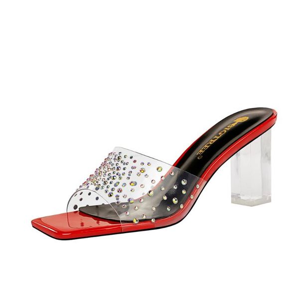 sandals women rhinestone summer 2021 square heel ladies open toe shoes fashion transparent high heels slippers crystal, Black
sandals women rhinestone summer 2021 square heel ladies open toe shoes fashion transparent high heels slippers crystal, Black