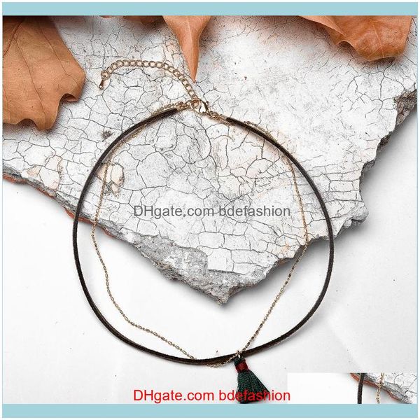 necklaces & pendants jewelrypunk black suede choker necklace vintage gold link chain leather layer thread tassel pendant gift myc05023 choke, Golden;silver
necklaces & pendants jewelrypunk black suede choker necklace vintage gold link chain leather layer thread tassel pendant gift myc05023 choke, Golden;silver
