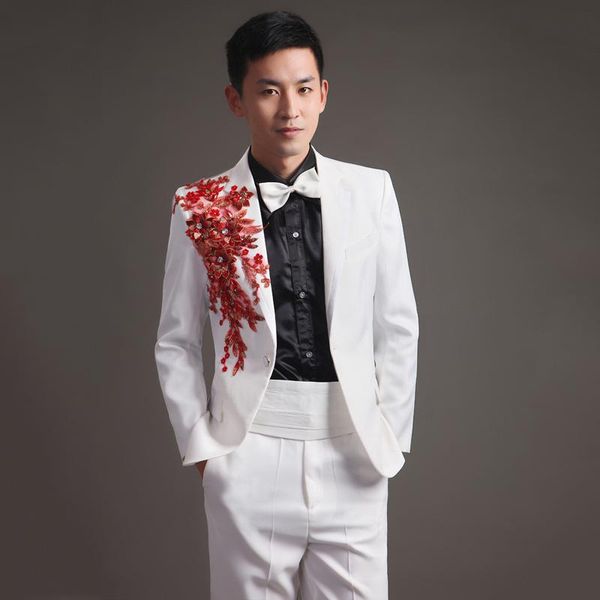 size new plus men shopping slim sequined suits dress stage costumes men's singer moderator clothing / s-xxl, White;black
size new plus men shopping slim sequined suits dress stage costumes men's singer moderator clothing / s-xxl, White;black
