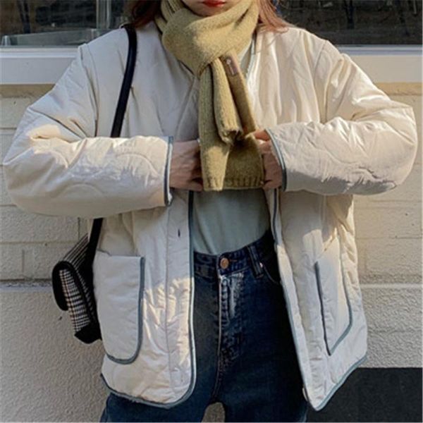 women's down & parkas women warm cotton parka jackets coats korean female causal loose faux fur lambswool two sides outerwear, Black
women's down & parkas women warm cotton parka jackets coats korean female causal loose faux fur lambswool two sides outerwear, Black