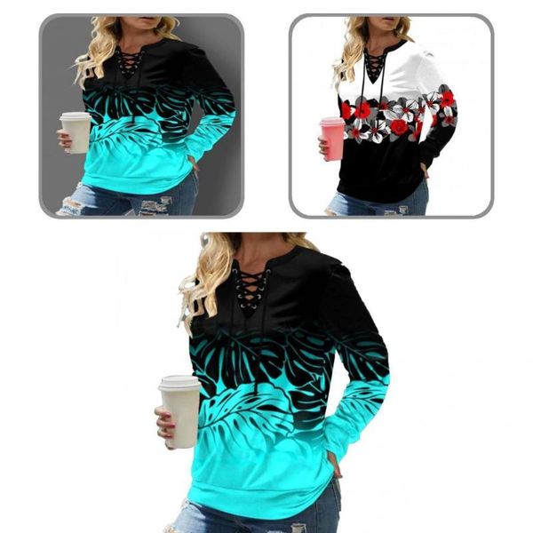 women's blouses & shirts streetwear stylish character printing v neck sweatshirt temperament loose pullover for party, White
women's blouses & shirts streetwear stylish character printing v neck sweatshirt temperament loose pullover for party, White