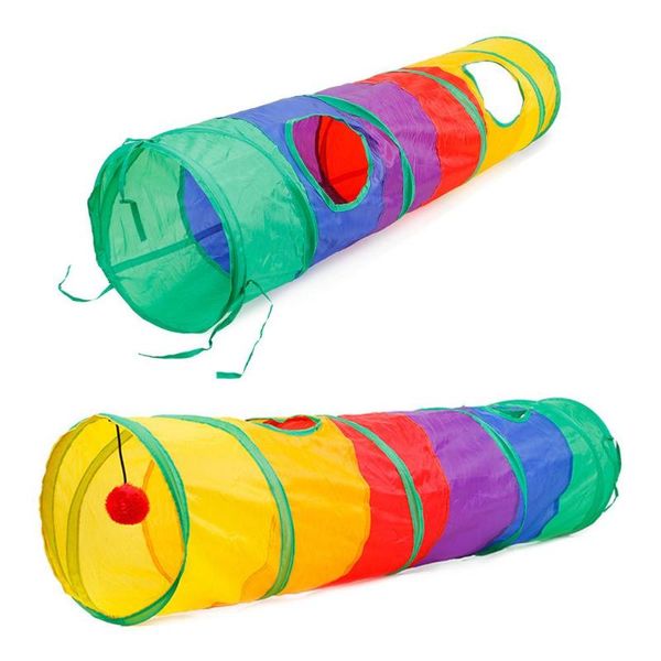 cat toys color foldable toy tunnel interactive tube collapsible outdoor for kitty exercising hiding pet supplies
cat toys color foldable toy tunnel interactive tube collapsible outdoor for kitty exercising hiding pet supplies