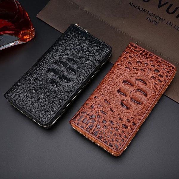 wallets leather ladies wallet crocodile pattern long men's clutch card holder women, Red;black
wallets leather ladies wallet crocodile pattern long men's clutch card holder women, Red;black