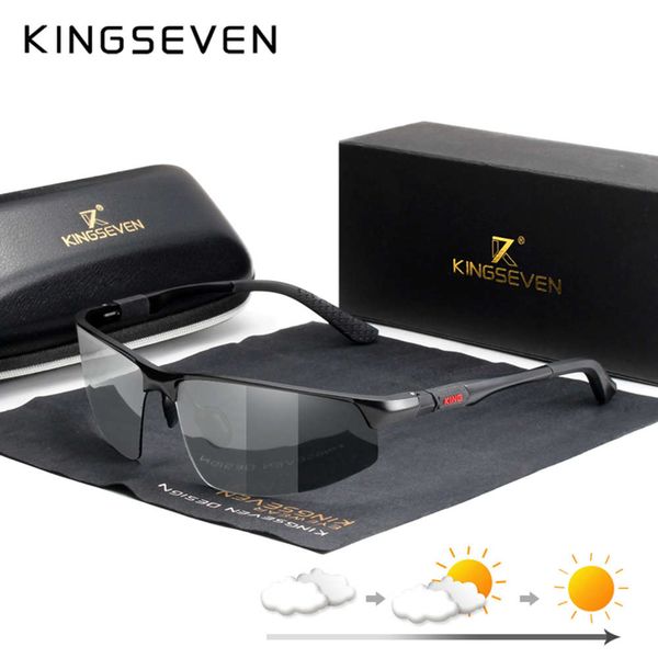 kingseven 2019 pchromic sunglasses men polarized sun male change lens colors glasses driving eyewear, White;black
kingseven 2019 pchromic sunglasses men polarized sun male change lens colors glasses driving eyewear, White;black