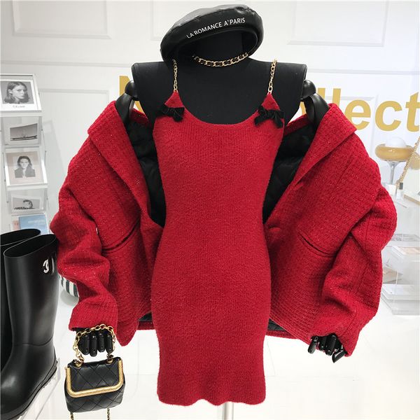 decorative arc temperature current slingsspring vest the women fine tuning of rump sweater dress o1sn, Black;gray
decorative arc temperature current slingsspring vest the women fine tuning of rump sweater dress o1sn, Black;gray