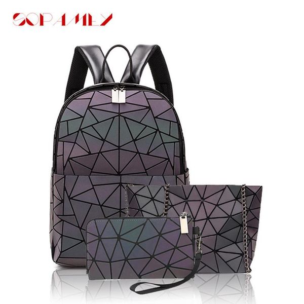 backpack luminous backpack multifunctional hologram backpacks sports bag fashion chain geometry hand package folding cosmetic bag
backpack luminous backpack multifunctional hologram backpacks sports bag fashion chain geometry hand package folding cosmetic bag