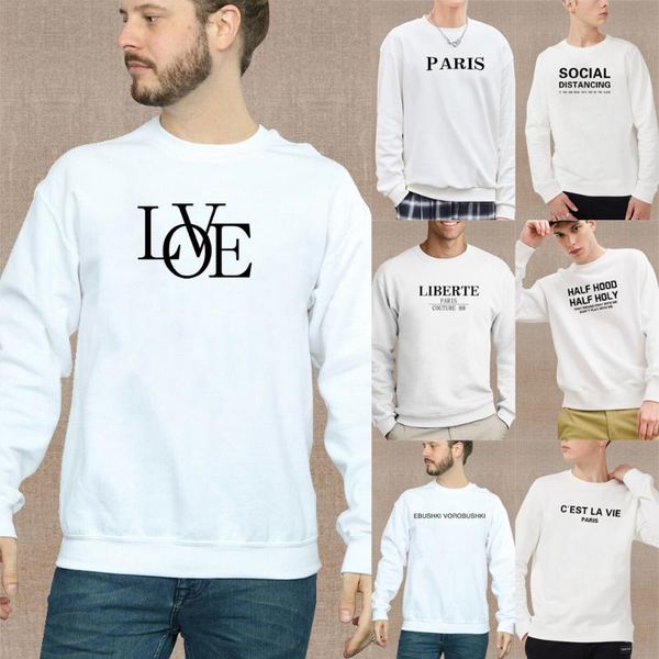 men's hoodies & sweatshirts autumn long-sleeved sweatshirt pullover basic classic casual text printing series pattern o-neck warm fashi, Black
men's hoodies & sweatshirts autumn long-sleeved sweatshirt pullover basic classic casual text printing series pattern o-neck warm fashi, Black
