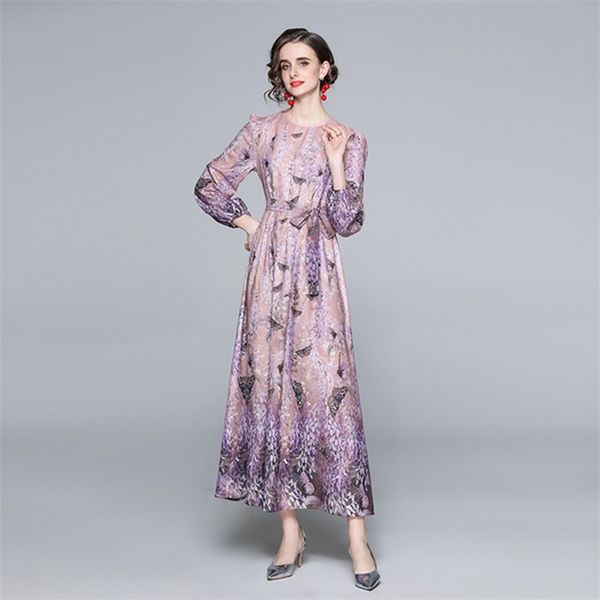 brand designer long maxi vintage print runway dresses women big swing holiday beach chic chiffon clothing 210602, Black;gray
brand designer long maxi vintage print runway dresses women big swing holiday beach chic chiffon clothing 210602, Black;gray