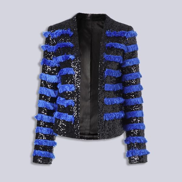 women's jackets 2021 glitter jacket color sequined cool street club wear casual, Black;brown
women's jackets 2021 glitter jacket color sequined cool street club wear casual, Black;brown