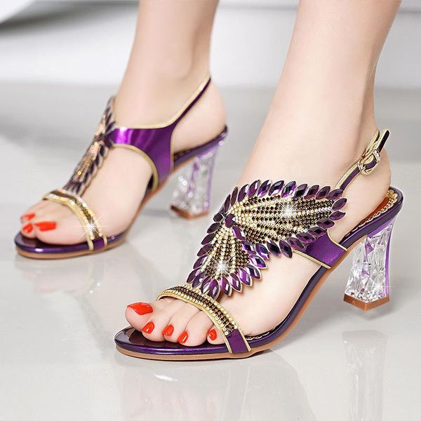 2021 diamond crystal high-heeled rhinestone sandals summer thick heel comfortable women's shoes fashionable, Black
2021 diamond crystal high-heeled rhinestone sandals summer thick heel comfortable women's shoes fashionable, Black