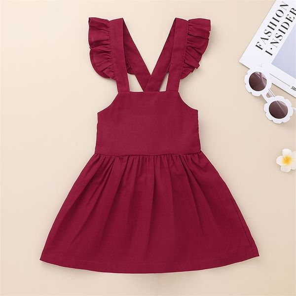 summer arrivals girls cute dress sleeveless o neck red solid backless girl streetwear 0-2t 210629, Red;yellow
summer arrivals girls cute dress sleeveless o neck red solid backless girl streetwear 0-2t 210629, Red;yellow