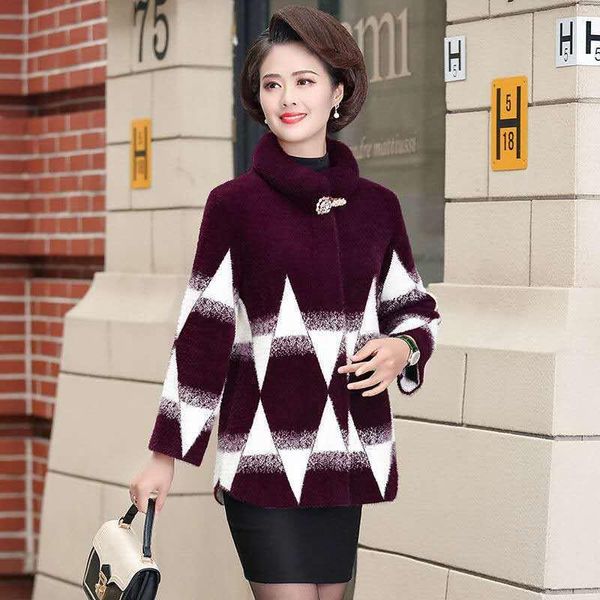 women's fur & faux 2021 autumn winter middle aged women knitted mink coat female casual loose thick warm plus size 4xl overcoat x502, Black
women's fur & faux 2021 autumn winter middle aged women knitted mink coat female casual loose thick warm plus size 4xl overcoat x502, Black