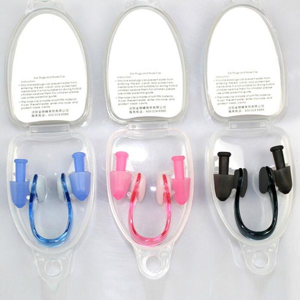 nose clip durable swimming clips and 2 ear plugs set silicone tools waterproof non-slip portable for men women case
nose clip durable swimming clips and 2 ear plugs set silicone tools waterproof non-slip portable for men women case