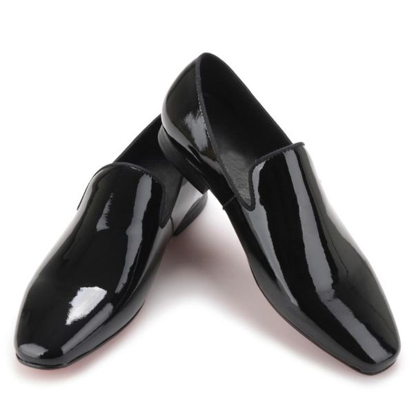 dress shoes arrival men black patent leather party and wedding luxurious handmade loafers male's flats
dress shoes arrival men black patent leather party and wedding luxurious handmade loafers male's flats