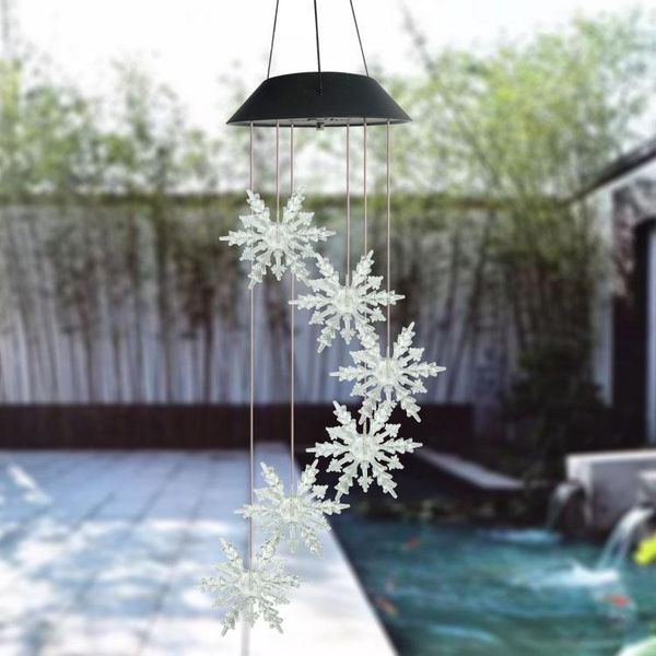 solar-powered snowflake shape light waterproof colorful hanging lamp for home gadern decoration lxy9
solar-powered snowflake shape light waterproof colorful hanging lamp for home gadern decoration lxy9