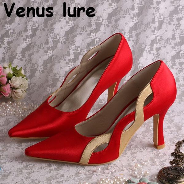 red satin high heel pumps for wedding pointed toe women prom shoes handmade, Black
red satin high heel pumps for wedding pointed toe women prom shoes handmade, Black