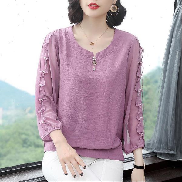 women spring autumn style chiffon blouses shirts lady casual loose style long sleeve o neck chiffon blusas df3057, White
women spring autumn style chiffon blouses shirts lady casual loose style long sleeve o neck chiffon blusas df3057, White
