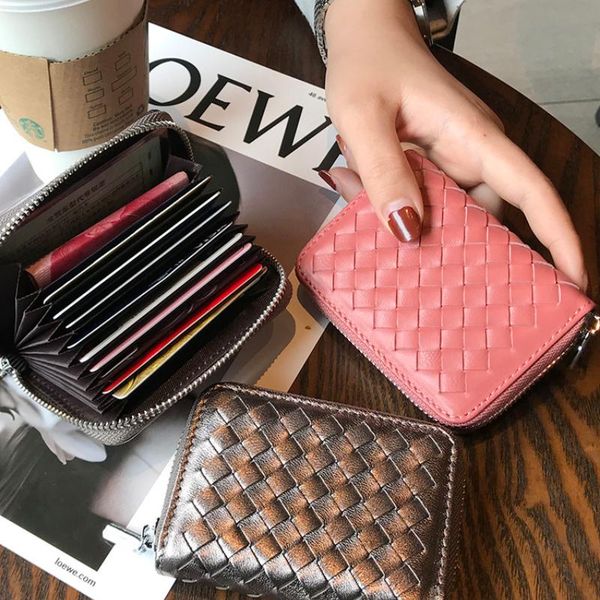 card holders sheep pickup bag lady large capacity multi-card bit 2021 leather zipper tide holder luxury, Brown;gray
card holders sheep pickup bag lady large capacity multi-card bit 2021 leather zipper tide holder luxury, Brown;gray