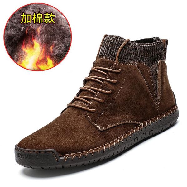 boots brand winter warm men snow cow suede man ankle fur shoes plush autumn basic drive big size 48, Black
boots brand winter warm men snow cow suede man ankle fur shoes plush autumn basic drive big size 48, Black
