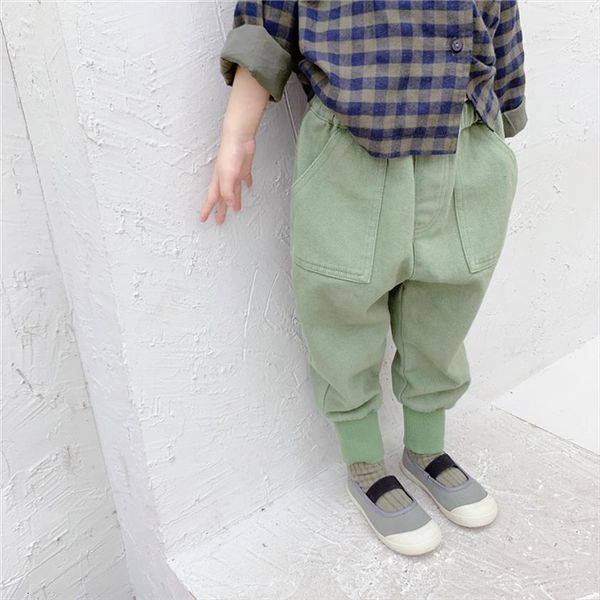 autumn children korean style harem pants boys and girls loose twill casual trousers, Blue
autumn children korean style harem pants boys and girls loose twill casual trousers, Blue