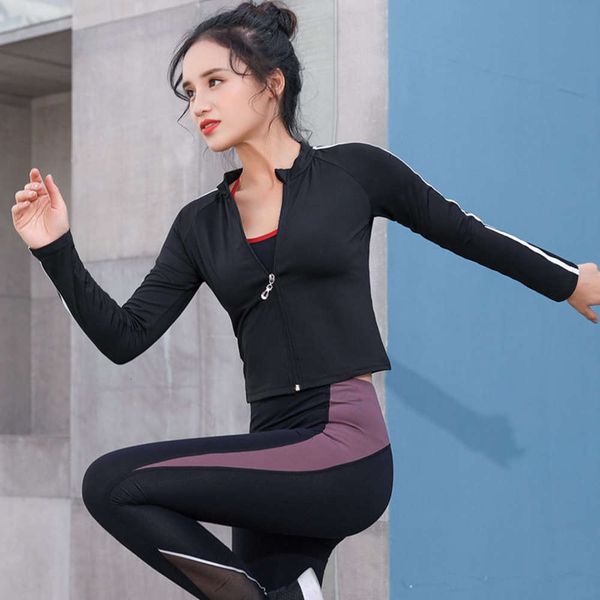 promotion yoga new fitness autumn short and coat winter fashion running fast dry thin zipper long sleeve sportswear, Gray
promotion yoga new fitness autumn short and coat winter fashion running fast dry thin zipper long sleeve sportswear, Gray