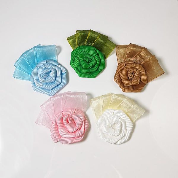 2pcs/lot handmade grosgrain ribbon rose hairpins kids hair acccessories flower hair clips for girls, Slivery;white
2pcs/lot handmade grosgrain ribbon rose hairpins kids hair acccessories flower hair clips for girls, Slivery;white