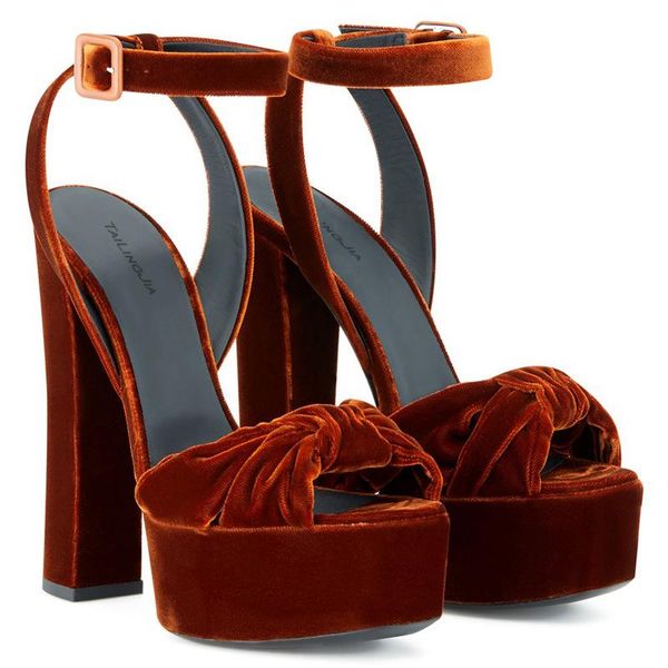 dress shoes stunning2021 fashion velvet women's thick high-heeled waterproof platform open-toe open-heel knot sandals, Black
dress shoes stunning2021 fashion velvet women's thick high-heeled waterproof platform open-toe open-heel knot sandals, Black