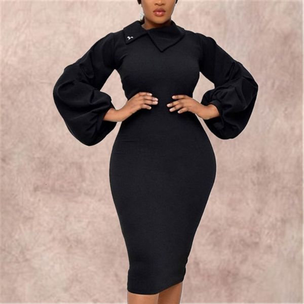 2021 women bodycon long lantern sleeve slim fashion modest classy elastic large size office ladies african female vestidos new nuhb, Black;gray
2021 women bodycon long lantern sleeve slim fashion modest classy elastic large size office ladies african female vestidos new nuhb, Black;gray
