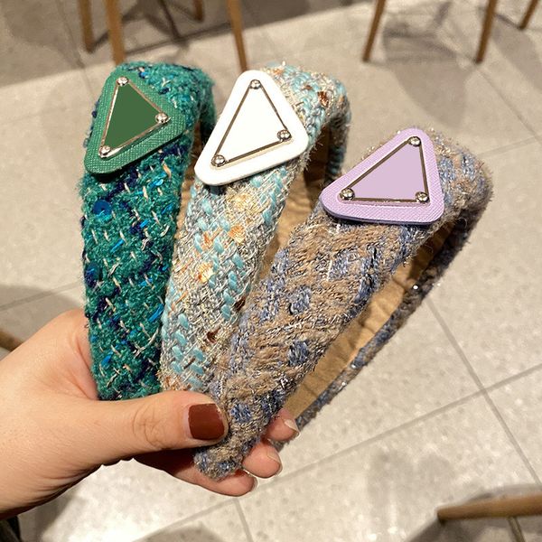 retro thread woven headbands designer triangle label hair hoop women thickened head hoop decoration wide edge jewelry, Silver
retro thread woven headbands designer triangle label hair hoop women thickened head hoop decoration wide edge jewelry, Silver