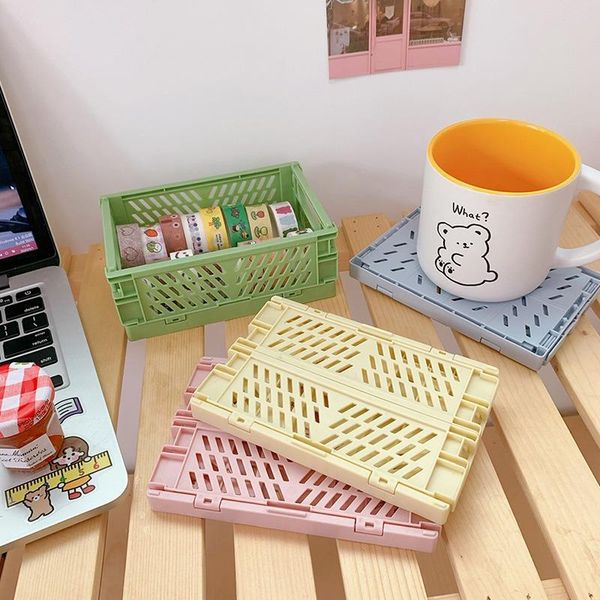 storage baskets crate collapsible plastic folding box basket home supplies utility cosmetic container deskholder
storage baskets crate collapsible plastic folding box basket home supplies utility cosmetic container deskholder