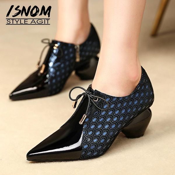dress shoes isnom high heels pumps women sheepskin pointed toe woman strange style female lace up print ladies autumn 2021, Black
dress shoes isnom high heels pumps women sheepskin pointed toe woman strange style female lace up print ladies autumn 2021, Black