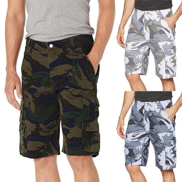 men's shorts 2021 camouflage loose cargo men cool summer military camo short pants homme size, White;black
men's shorts 2021 camouflage loose cargo men cool summer military camo short pants homme size, White;black