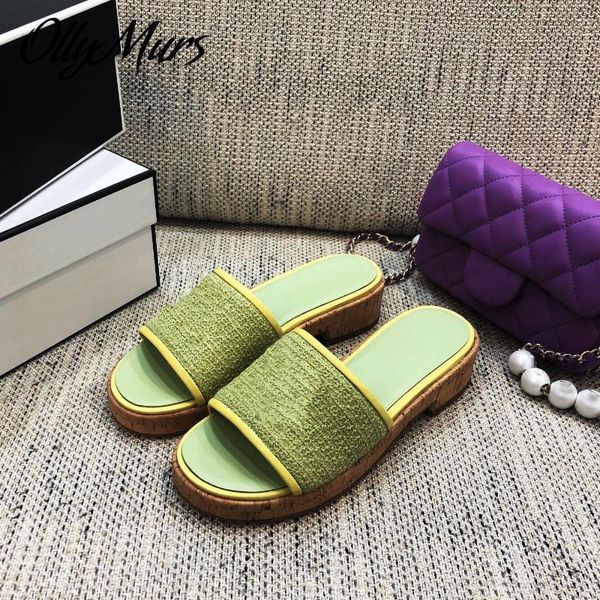 ollymurs new spring summer runway fashion slippers platform slides mules shoes women zapatos mujer, Black
ollymurs new spring summer runway fashion slippers platform slides mules shoes women zapatos mujer, Black