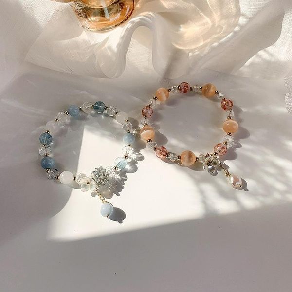 charm bracelets vsnow korea multicolor pink blue glass shell crystal beaded for women flower rhinestone faux pearl jewellery, Golden;silver
charm bracelets vsnow korea multicolor pink blue glass shell crystal beaded for women flower rhinestone faux pearl jewellery, Golden;silver