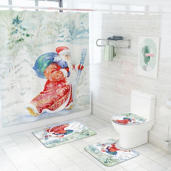 shower curtains santa claus curtain set bbathroom non-slip bath mat toilet cover rug carpet cartoon print christmas decoration floor
shower curtains santa claus curtain set bbathroom non-slip bath mat toilet cover rug carpet cartoon print christmas decoration floor