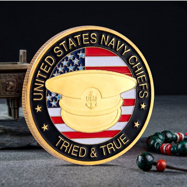10pcs non magnetic usarmy millitary craft department of the navy chiefs tried true 24k gold plated challenge coin
10pcs non magnetic usarmy millitary craft department of the navy chiefs tried true 24k gold plated challenge coin